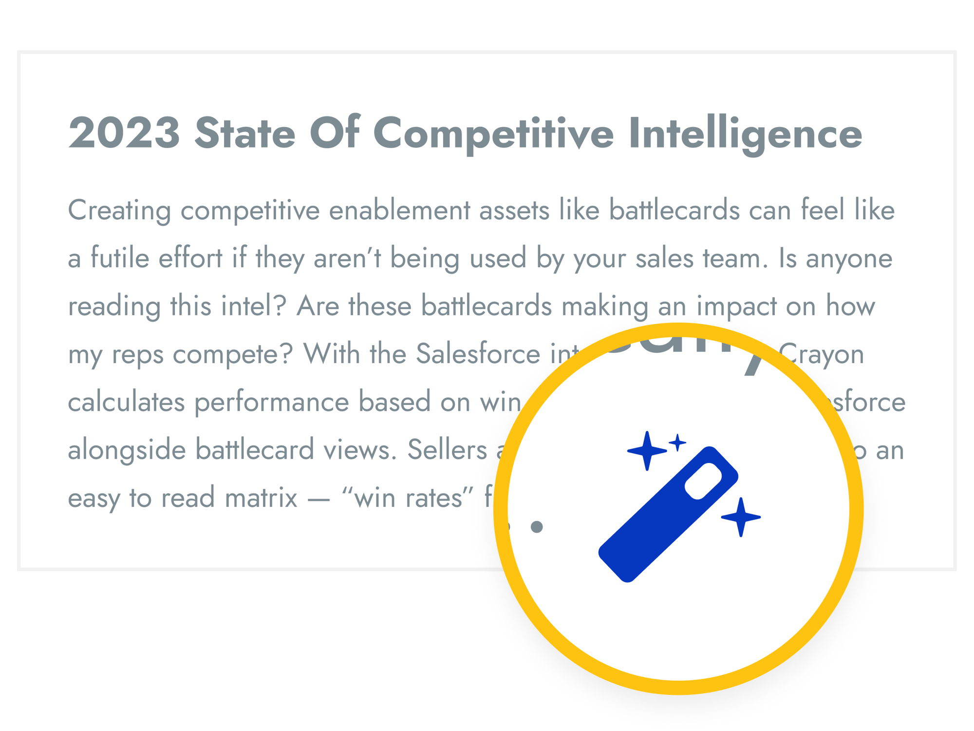 2023 State Of Competitive Intelligence