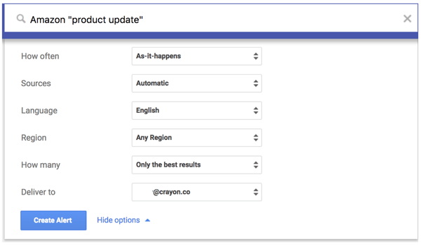 google-alert-amazon-product